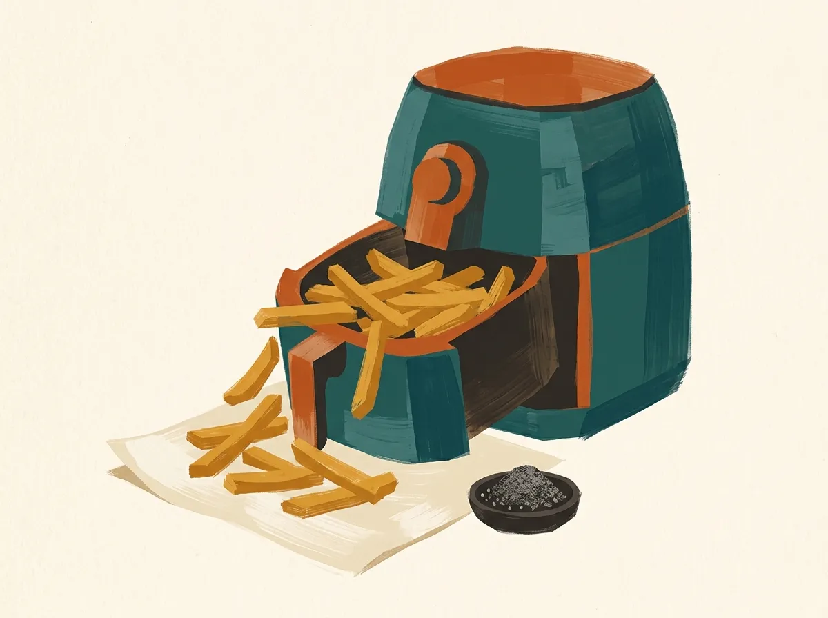 Frites surgelées à l'air fryer