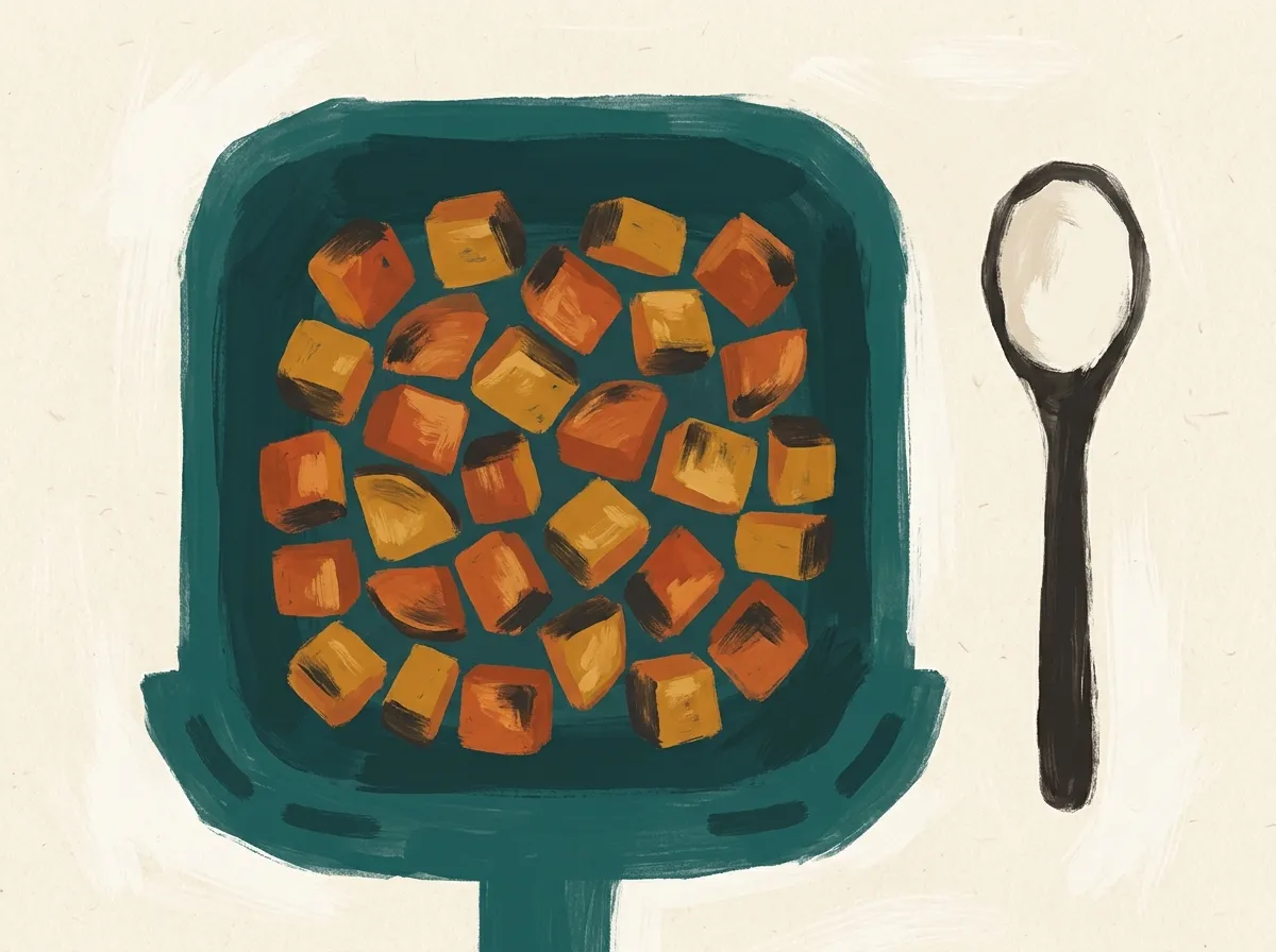 Patate douce à l'air fryer