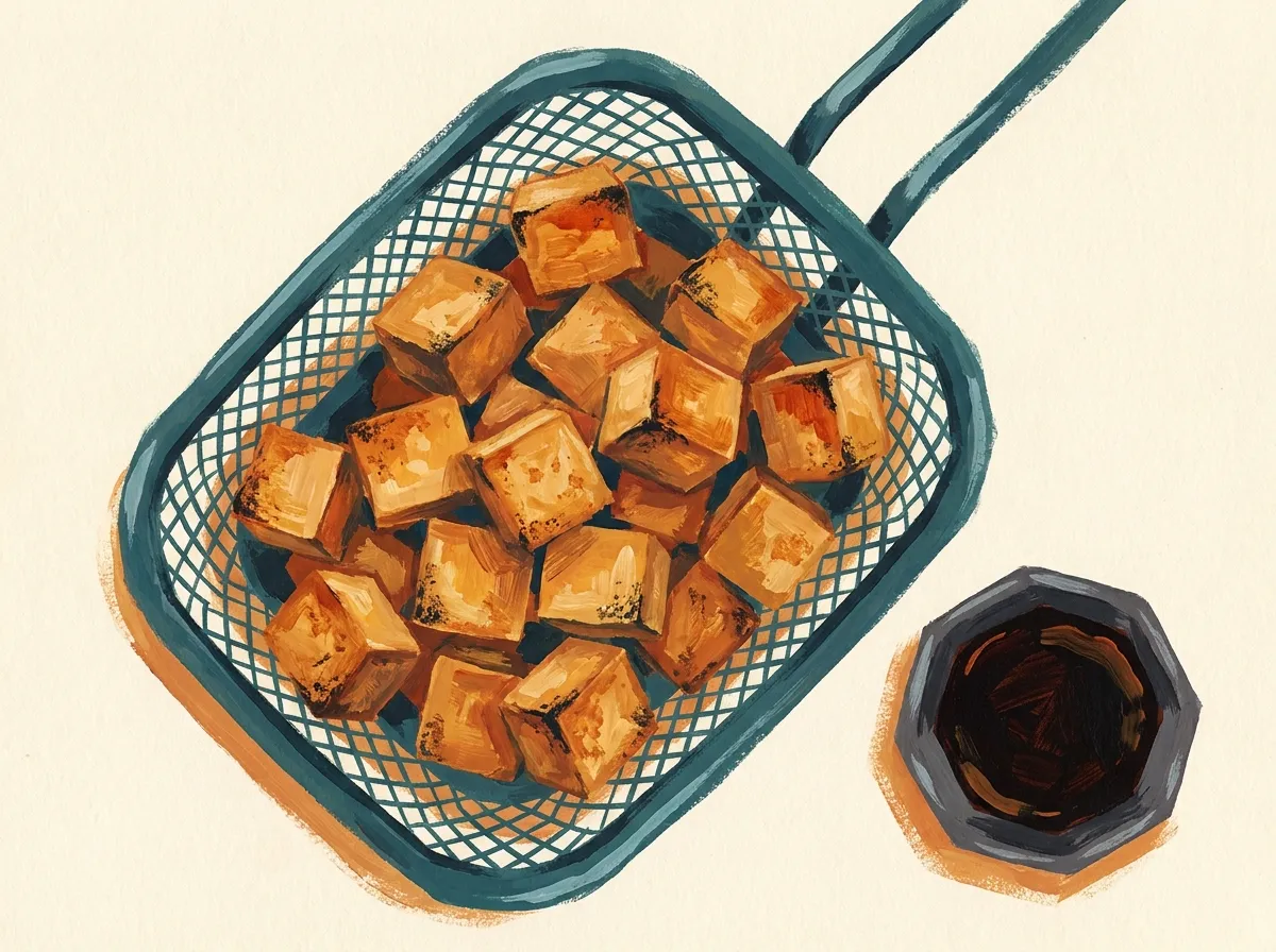Tofu à l'air fryer