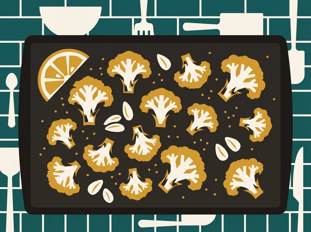 Oven Roasted Cauliflower illustration