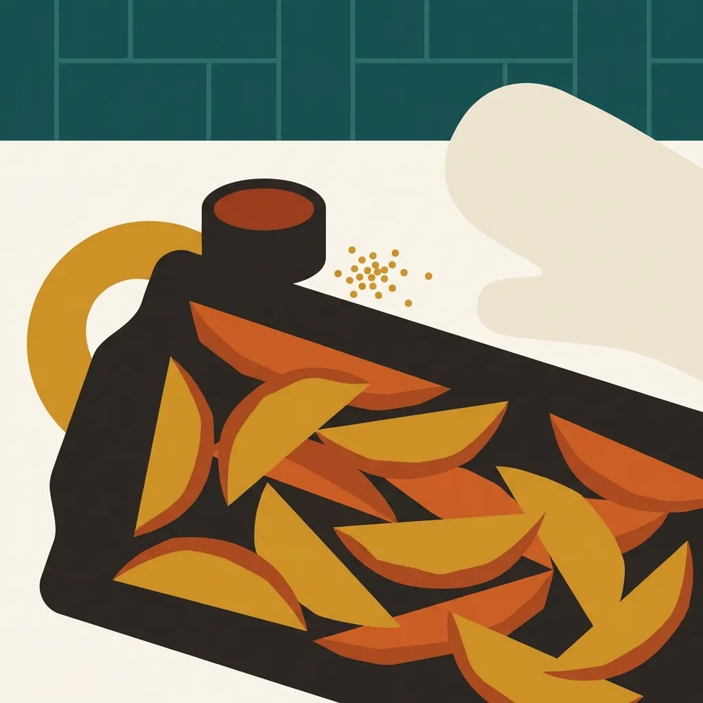 Oven Sweet Potato Wedges illustration