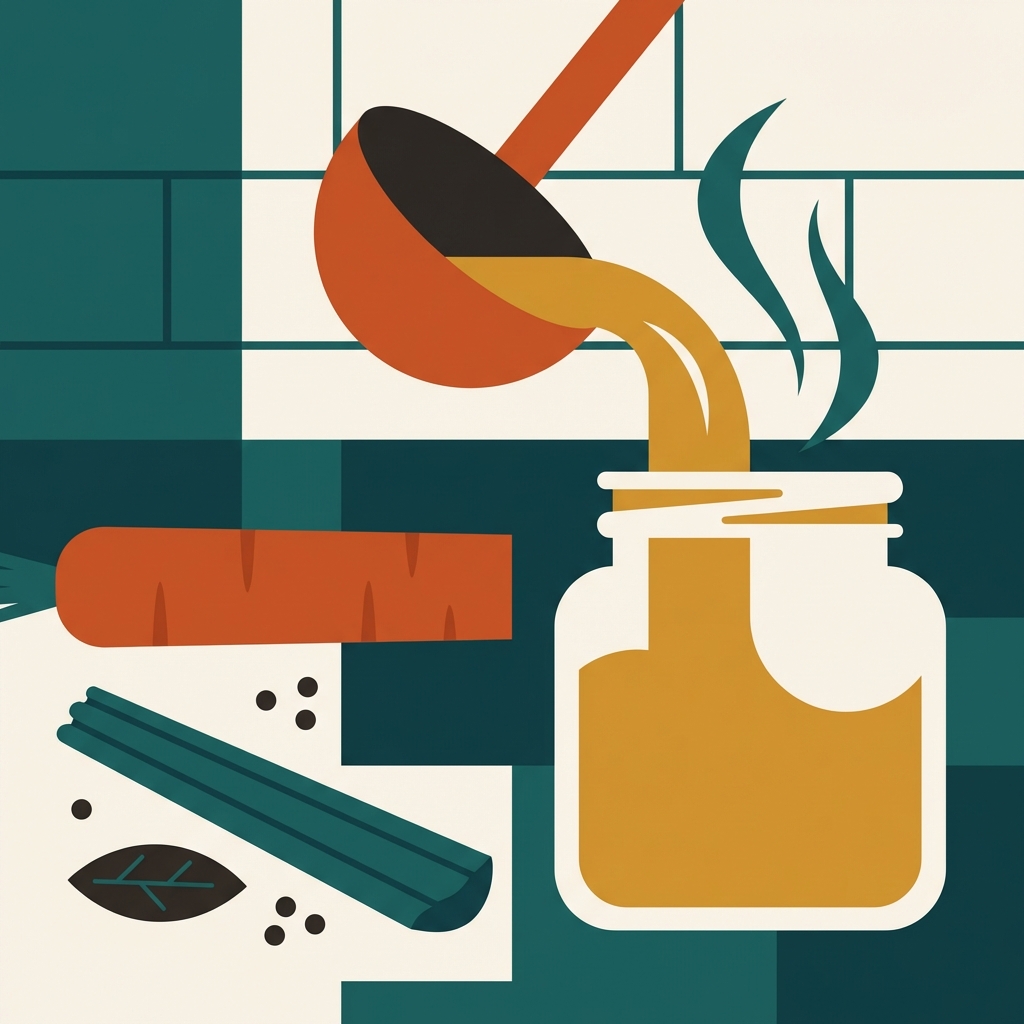 Pressure Cooker Chicken Broth illustration
