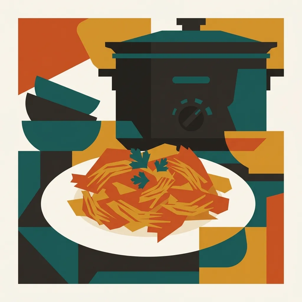 Slow cooker pulled chicken